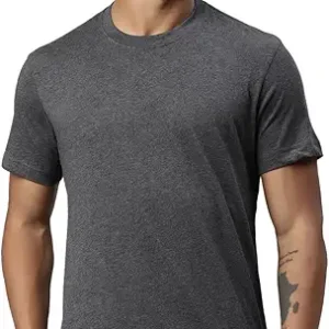 Style# 025 Men's Round Neck Cotton Regular Fit T-Shirt